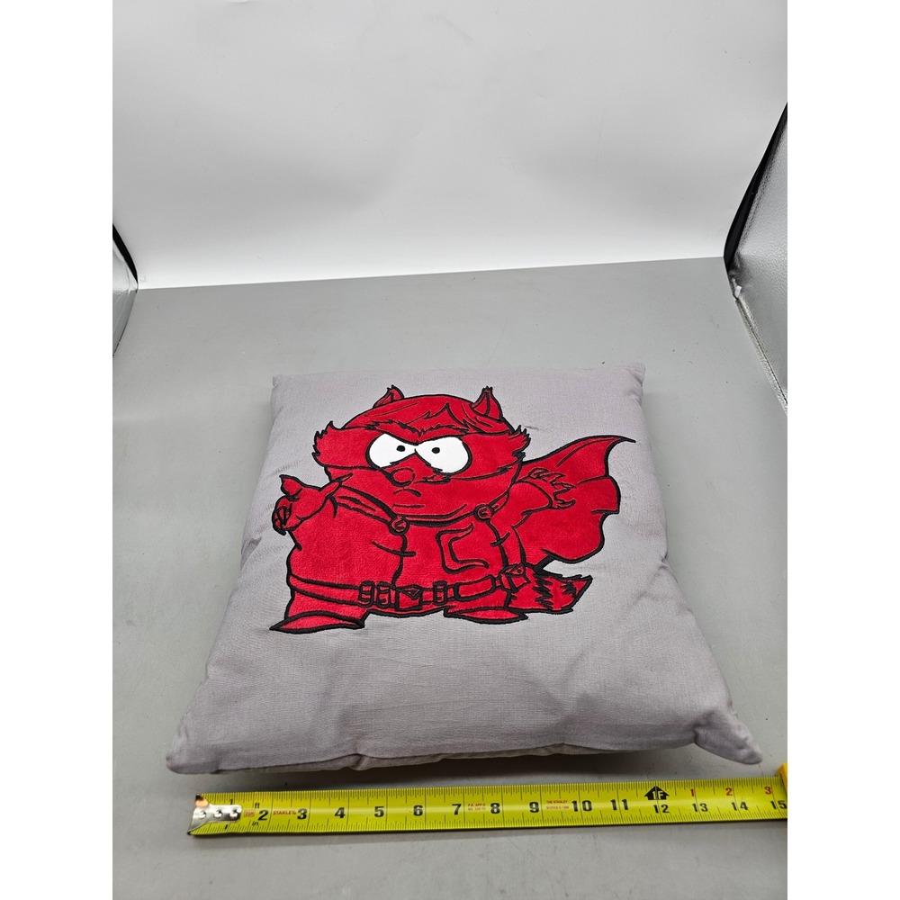 South Park The Fractured But‎ Whole The Coon Cartman Embroidered Pillow Grey Red